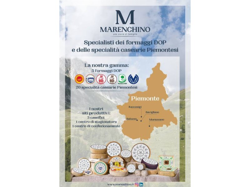 Gruppo Marenchino - specialisti dei formaggi DOP e specialità casearie piemontesi