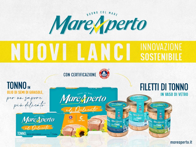 I nuovi lanci di Mare Aperto tra innovazione e sostenibilità