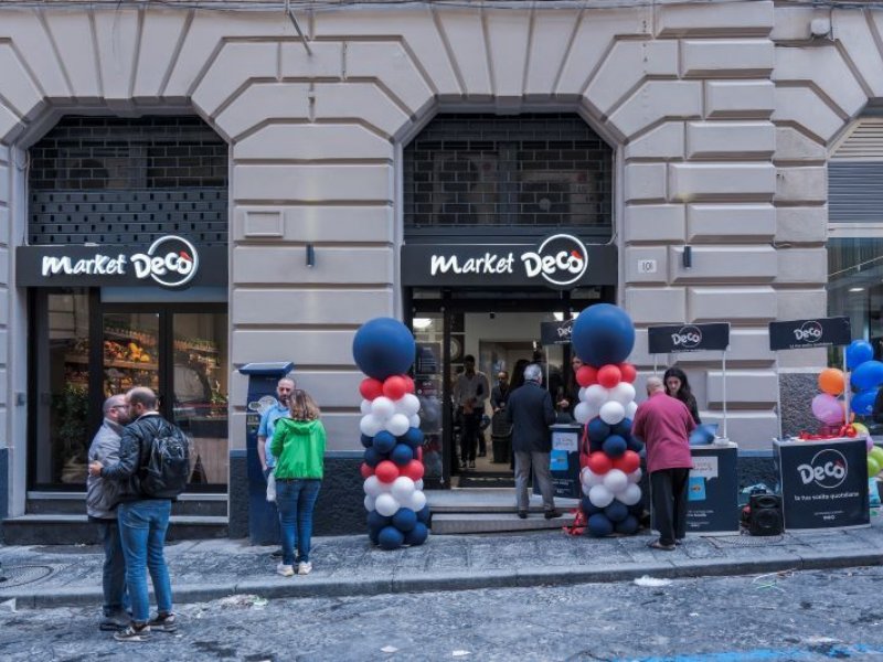 Il gruppo Multicedi apre un nuovo market Decò a Napoli