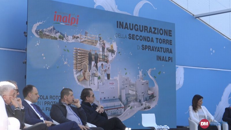 Inalpi inaugura la seconda torre di sprayatura