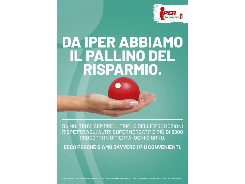 Iper La grande i presenta "Il pallino del risparmio"