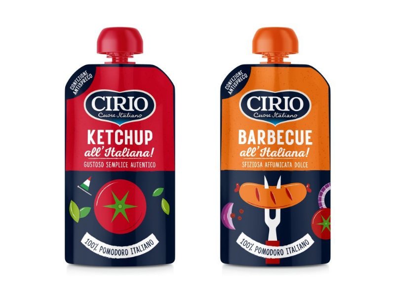 Ketchup e Barbecue all’italiana: ecco le nuove salse Cirio