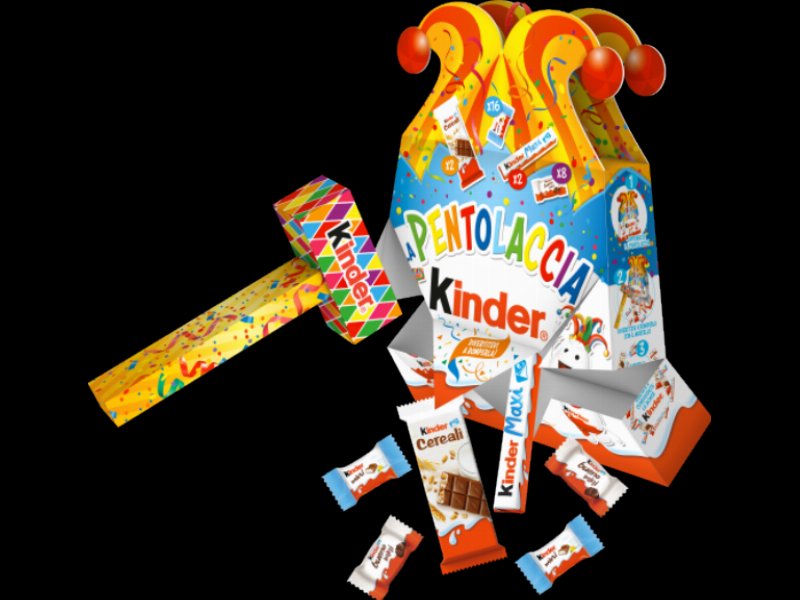 Kinder presenta una novità dedicata al carnevale