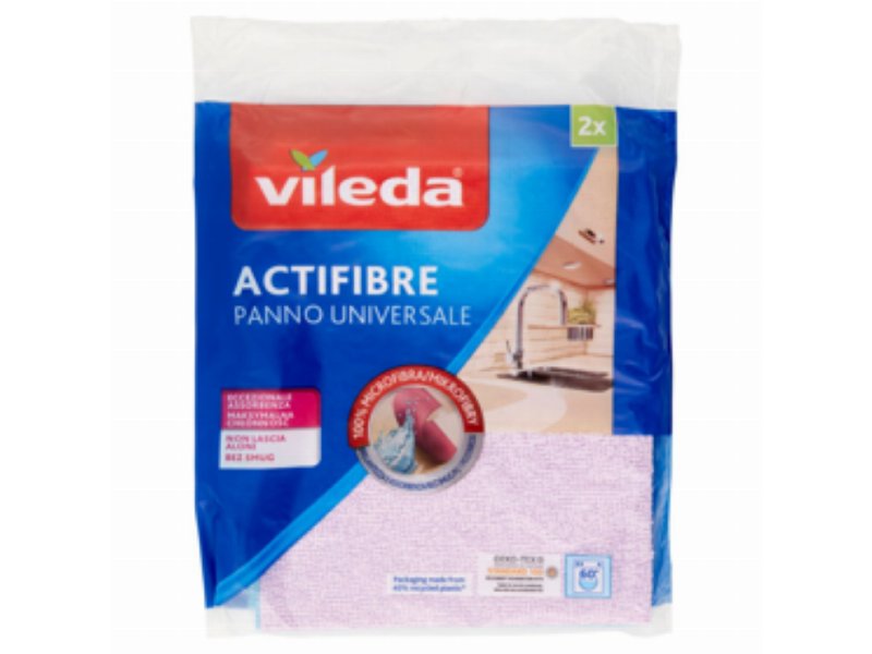 La gamma Vileda Actifibre si arricchisce di un innovativo panno per la pulizia delle superfici