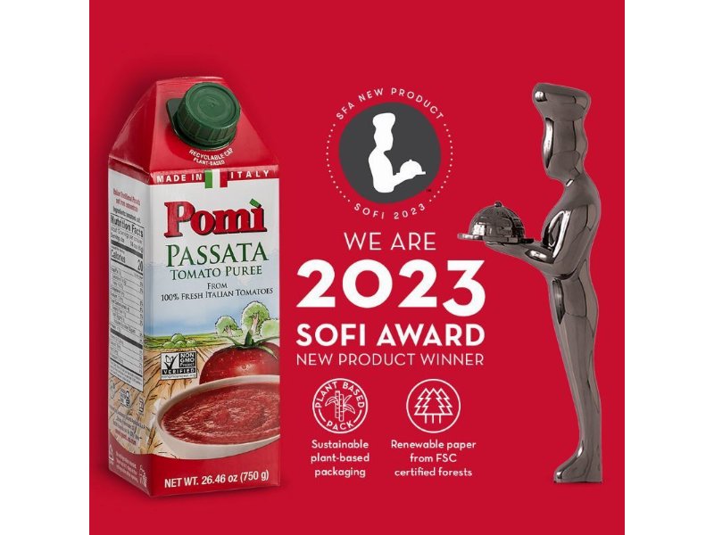 La Passata Pomì si aggiudica il Premio Sofi negli Usa