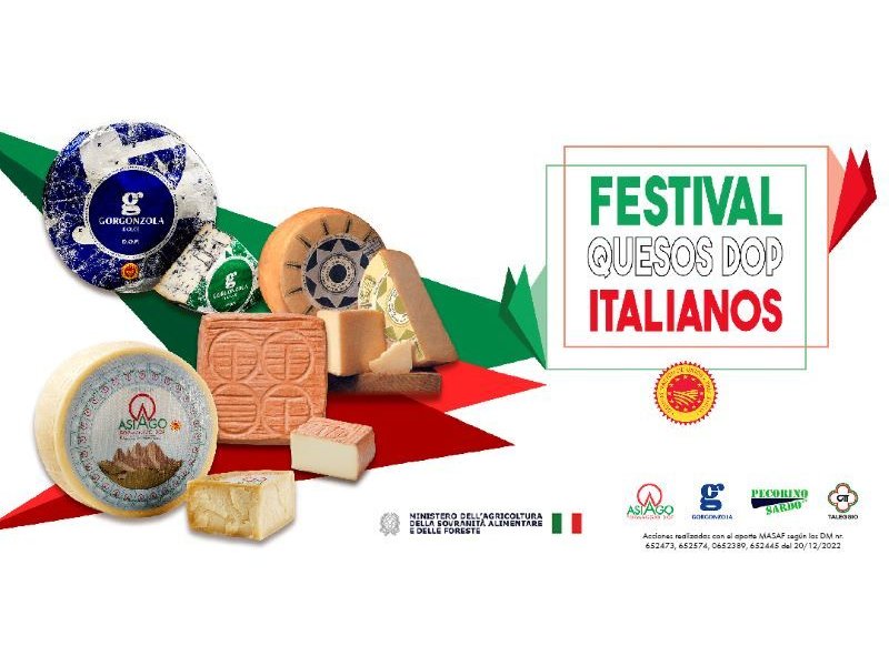 La tournée spagnola di Asiago, Gorgonzola, Pecorino sardo e Taleggio