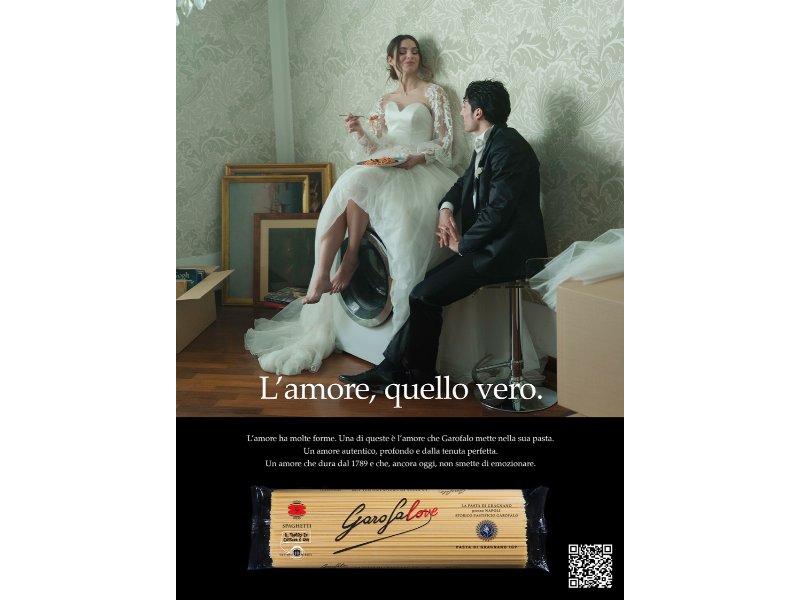 “L’amore, quello vero.”. Questo il claim della nuova campagna pubblicitaria del  Pastificio Garofalo: Garofalove