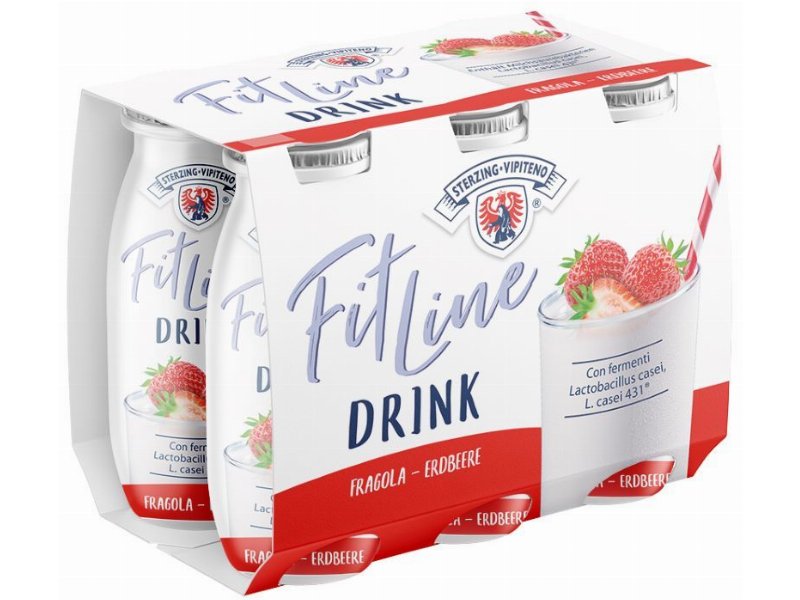 Latteria Vipiteno rilancia Fitline drink con un nuovo formato e packaging