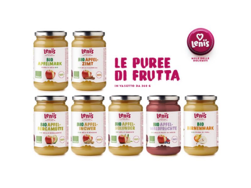 Leni’s lancia una nuova linea di puree di frutta e cambia look