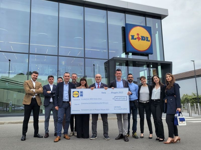 Lidl dona oltre 40.000 euro alla Fondazione Abio