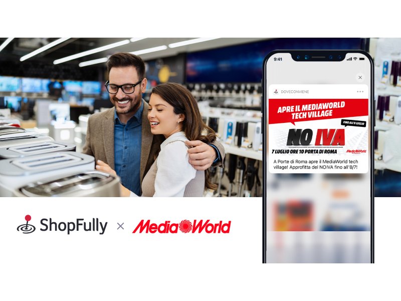 Mediaworld sceglie ShopFully per le attività di drive to store