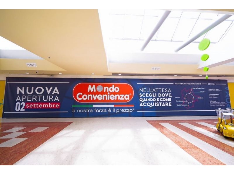 Mondo Convenienza inaugura il nuovo punto vendita di Roma-Bufalotta