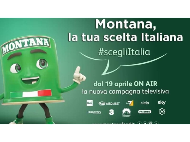 Montana ritorna in comunicazione puntando su “La tua scelta italiana!”