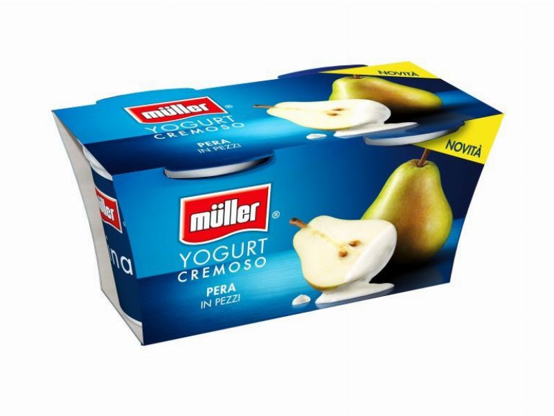 Müller amplia la sua gamma Yogurt cremoso frutta a pezzi