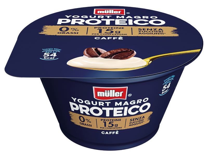 Müller rinnova il pack della linea Yogurt magro proteico