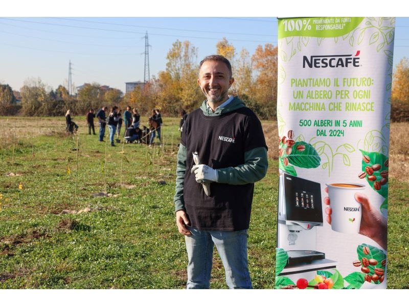 Nescafé presenta “PiantiAmo il futuro: un albero per ogni macchina che rinasce”