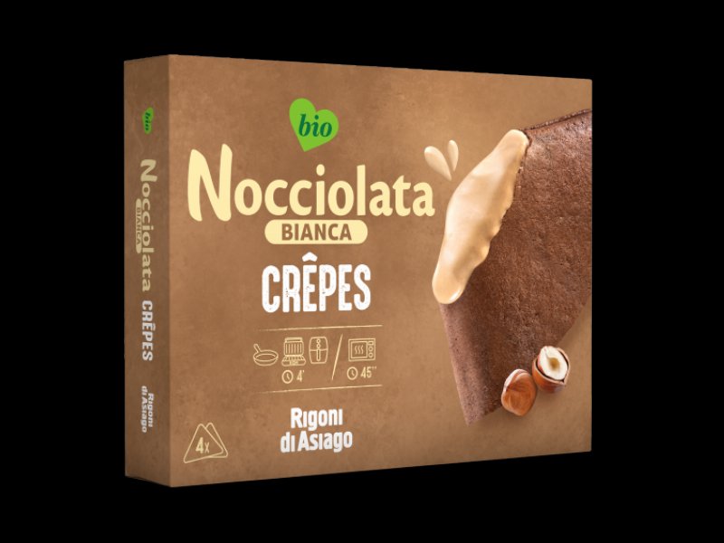 Nocciolata lancia le crepes bio di Rigoni di Asiago