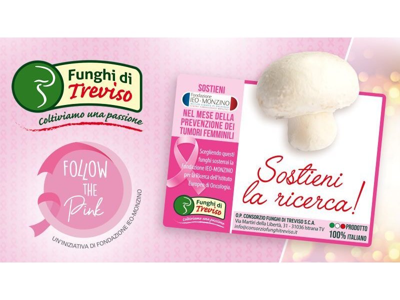 Op Consorzio Funghi di Treviso: tornano i pack rosa