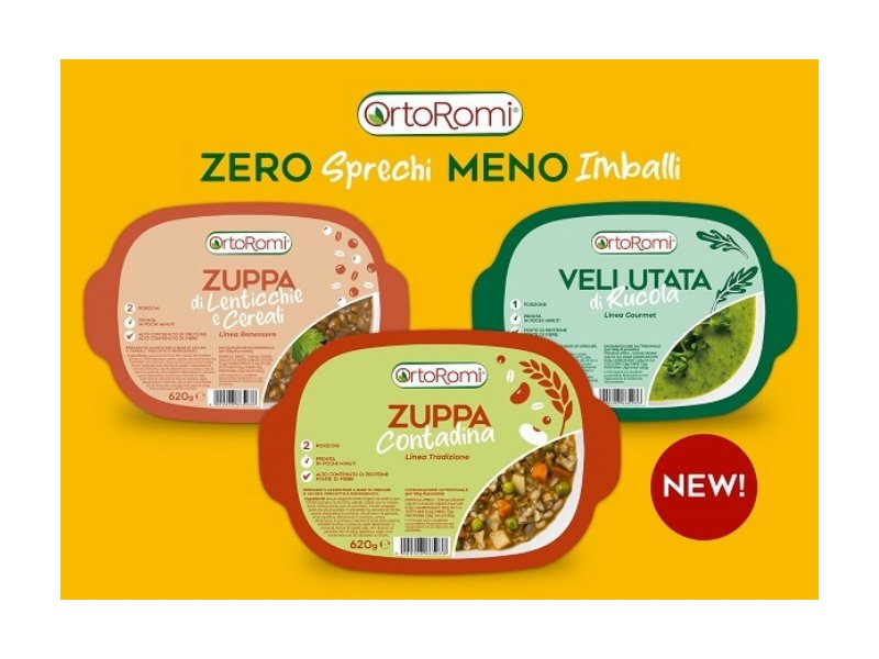 OrtoRomi amplia l’assortimento delle zuppe