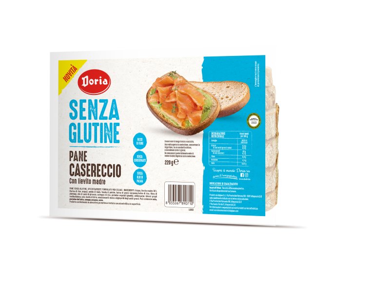  Pane casereccio e Panini per hot dog: due nuove proposte nella gamma gluten-free Doria