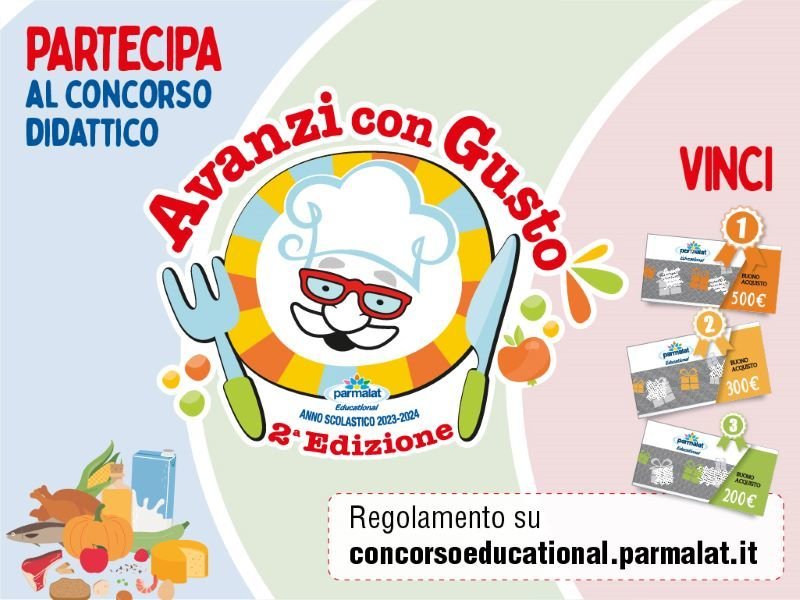 Parmalat Educational: parte il concorso didattico "Avanzi con gusto!"