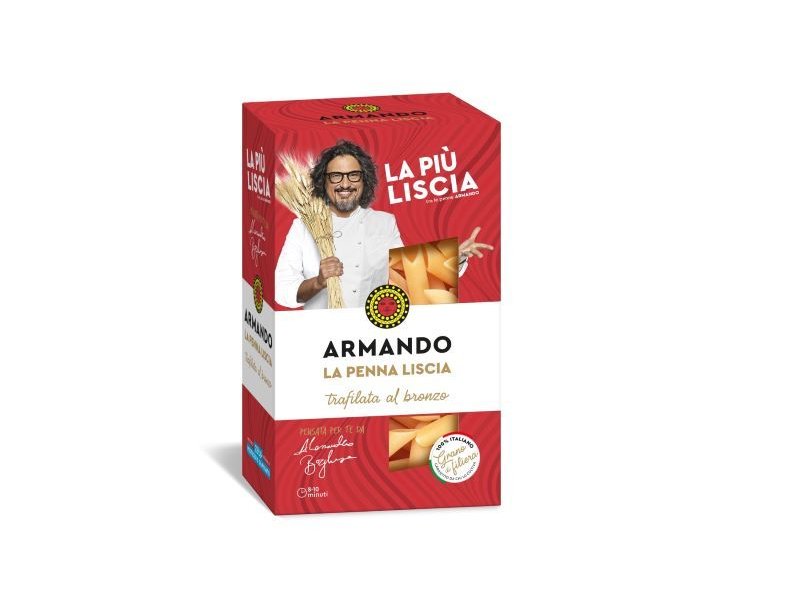 Pasta Armando e chef Alessandro Borghese lanciano insieme la Penna liscia