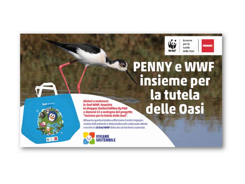 Penny Italia e Wwf, al via una partnership per la tutela delle oasi