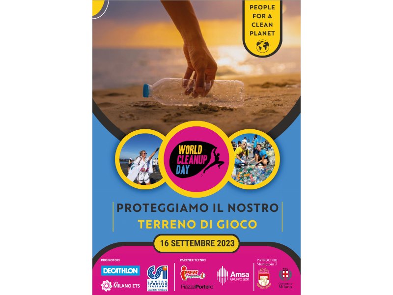 Piazza Portello con Decathlon per l’edizione 2023 del World clean up day