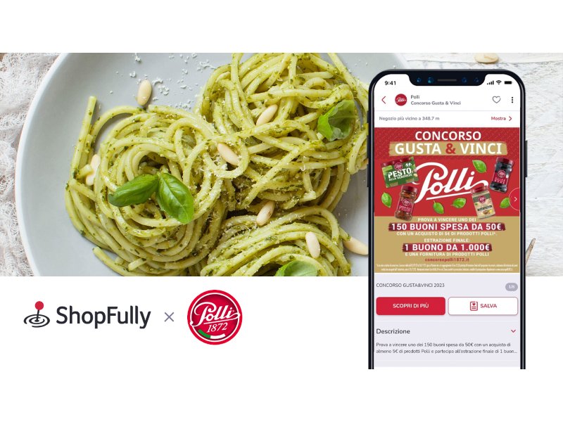 Polli sigla un accordo con Shopfully per incentivare le vendite dei prodotti Pesto