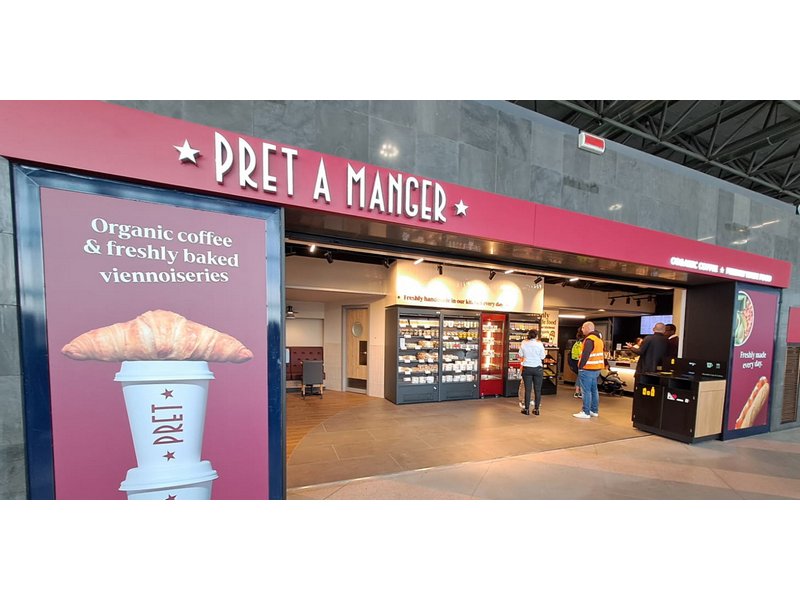 L'inglese Pret a manger, 550 ristoranti salutistici, entra in Italia con Chef express