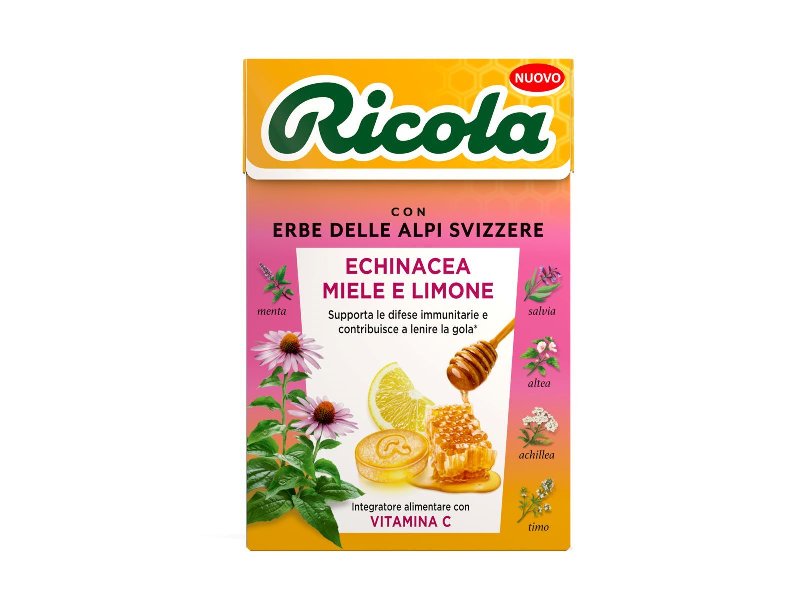 Ricola: si a Echinacea miele e limone