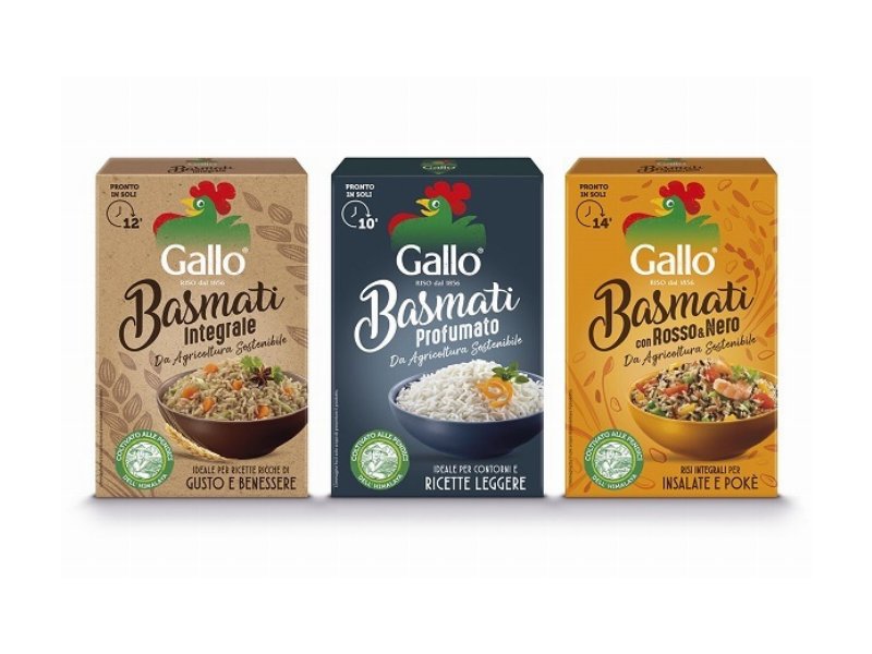 Riso Gallo amplia la gamma di riso Basmati certificato e verificato Srp