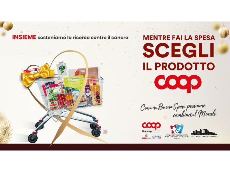 Ritorna a dicembre la collaborazione tra Nova Coop e l’Istituto di Candiolo – Irccs