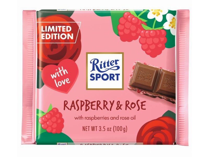 Ritter Sport Raspberry & Rose: una limited edition per San Valentino