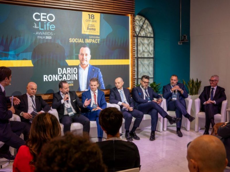 Roncadin premiata ai Ceoforlife Awards e ai Sustainability Awards 2023