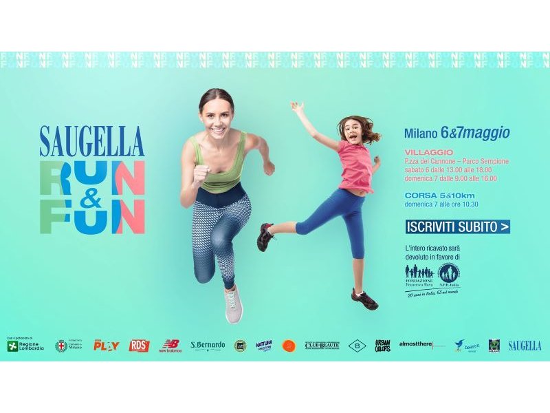 Saugella run & fun il 6 e 7 maggio a Milano