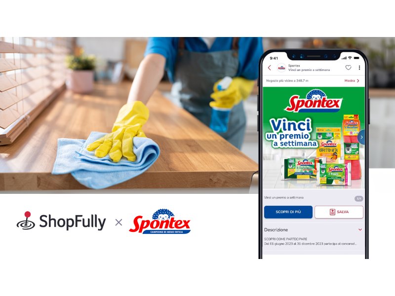 Spontex sceglie di nuovo Shopfully per promuovere le vendite in negozio