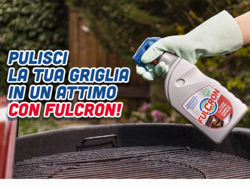 Addio a grasso e unto ostinato con Fulcron Super Pulitore Forni, griglie e BBQ