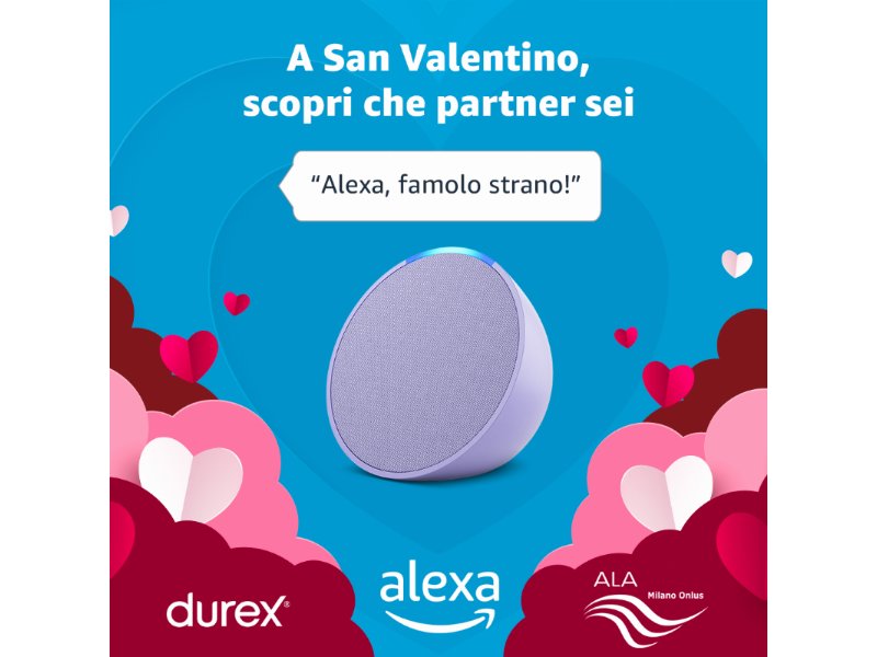 Alexa, Durex Italia e Ala promuovono la sessualità consapevole