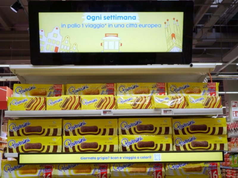 Barilla e Conad Nord Ovest scelgono il Conversational Signage di  Next14 e Samsung