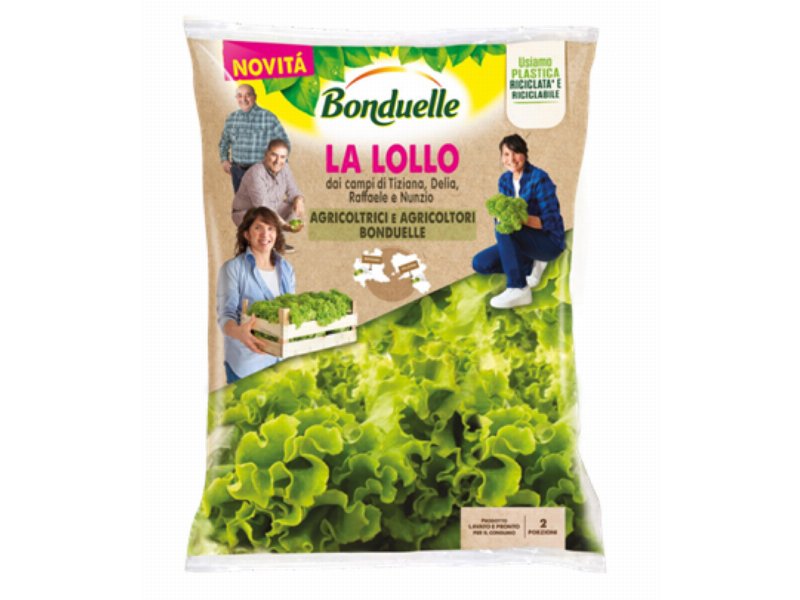 Bonduelle lancia per la prima volta in IV gamma un’insalata 100% lollo verde