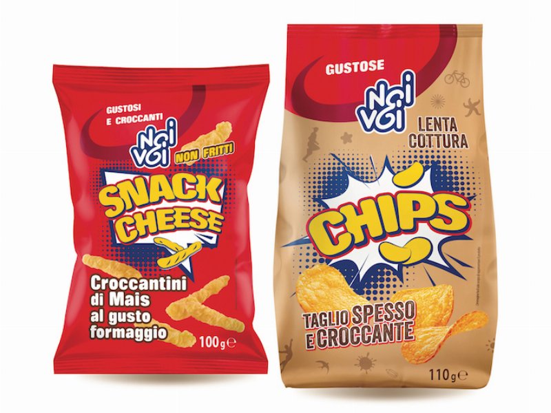 C3 amplia l’offerta di snack salati a marchio Noi&Voi