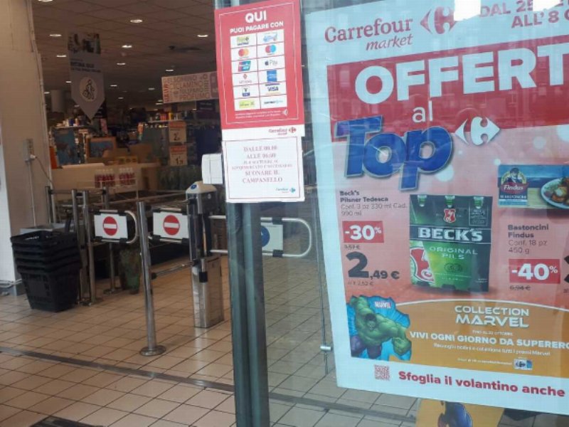 Carrefour, via libera alla Cig in sei punti vendita torinesi