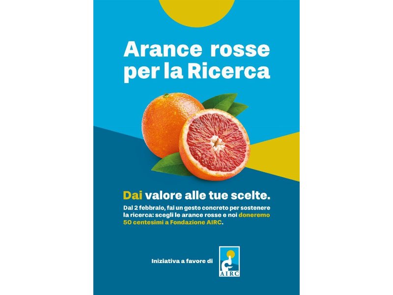  Consorzio Coralis: sì alla campagna Arance Rosse per la ricerca