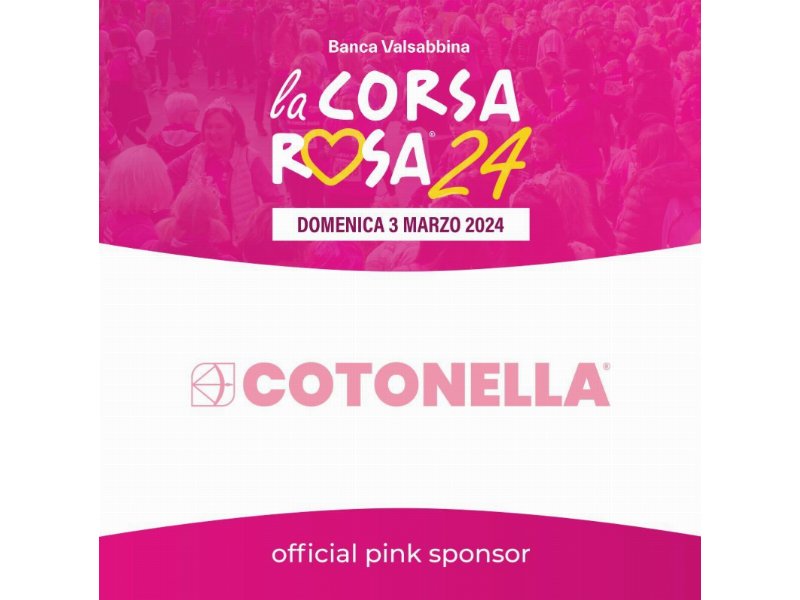 Cotonella sostiene la Corsa Rosa 2024 di Brescia