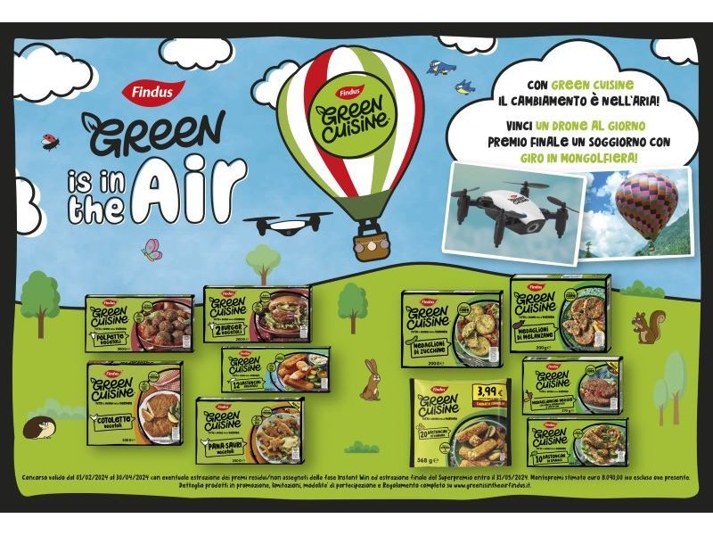 Findus presenta la consumer promo "Green is in the air”