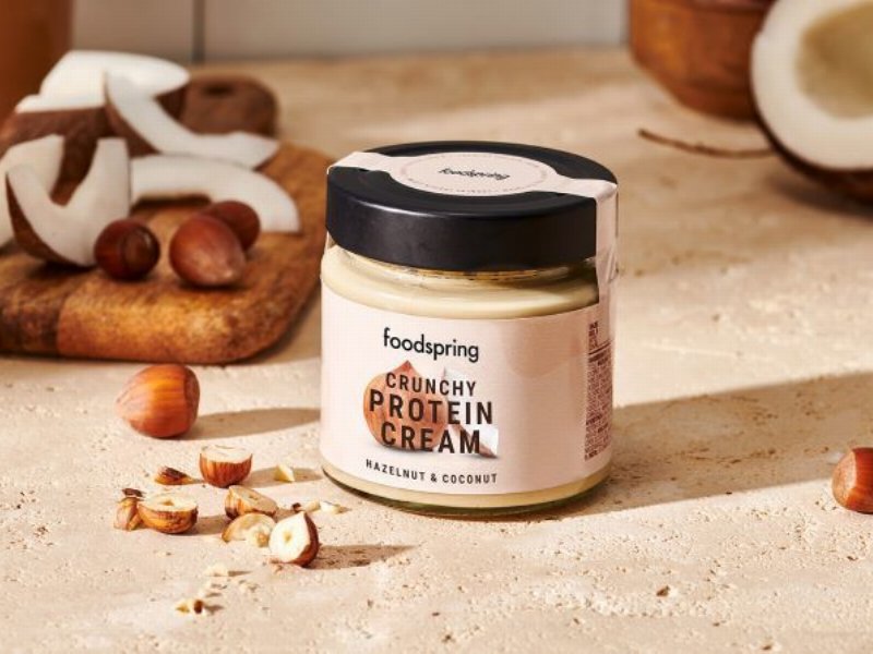 Foodspring annuncia il ritorno della Crema Proteica Crunchy