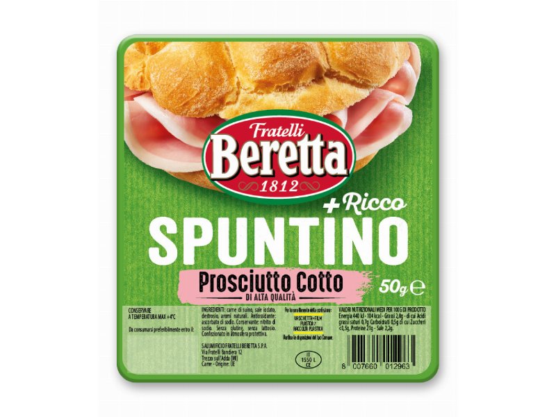 Fratelli Beretta: arrivano la gamma Spuntino + Ricco e i nuovi Snack Rolls