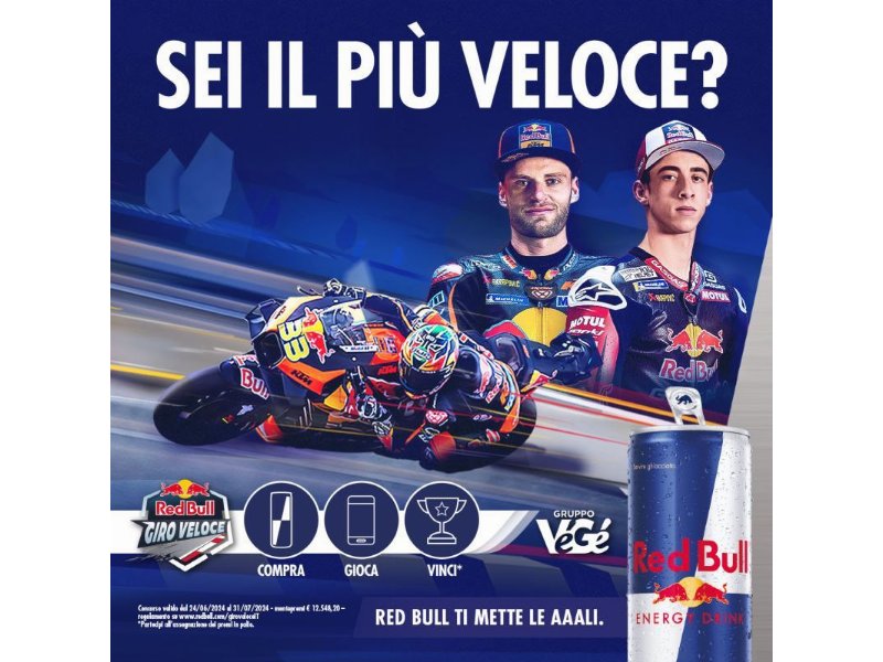 Gruppo VéGé scende in pista con Red Bull