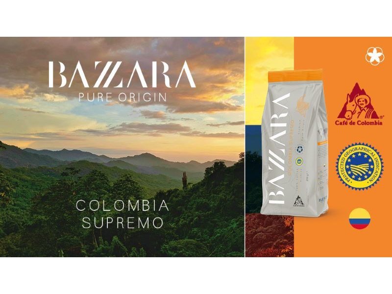 Il caffè Bazzara Colombia Supremo ottiene il marchio igp Colombia